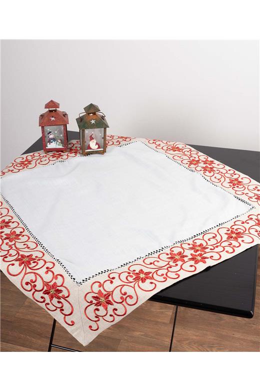χριστουγεννιάτικο τραπεζομάντηλο ( 160cm x 270cm) 9016 άμμου