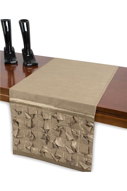 τραπεζοκαρέ  (140cm X 140cm)  3918 λαδί ανοιχτό