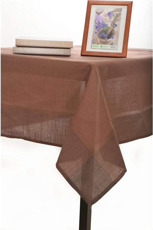 τραπεζομάντηλα nx031 (160cm x 220cm) σκούρο καφέ