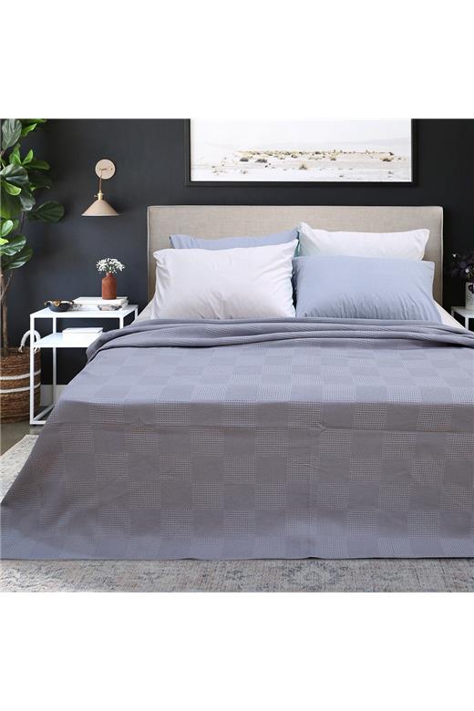 LINO ΚΟΥΒΕΡΤΑ ΠΙΚΕ RENK GREY 220X240
