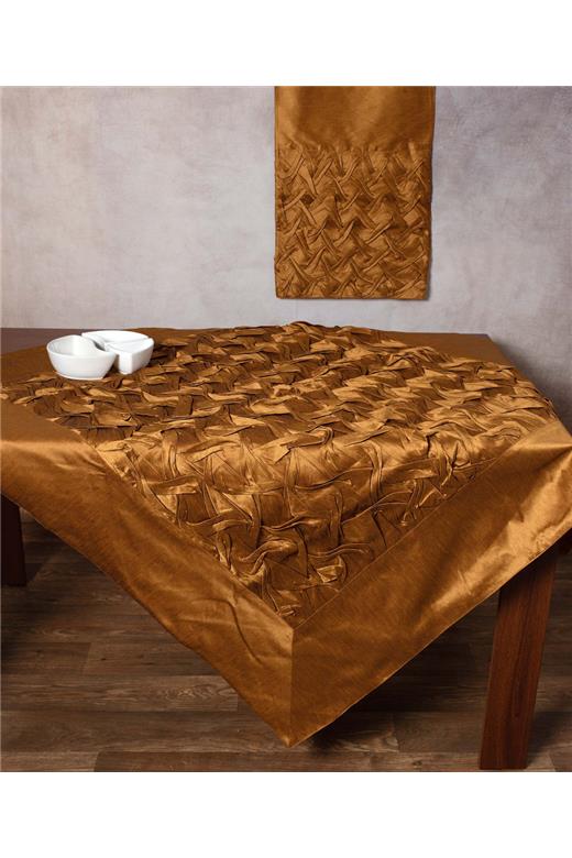 τραπεζοκαρέ (140cm X 140cm) 1018 μπρονζέ