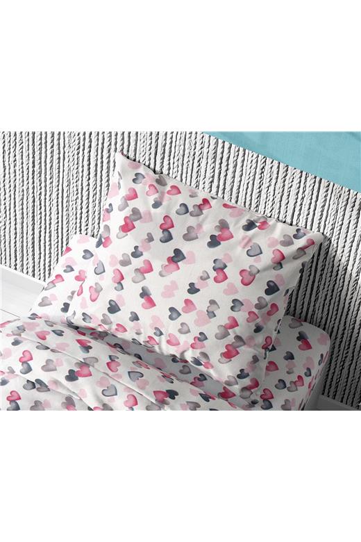 ΜΑΞΙΛΑΡΟΘΗΚΗ ΕΜΠΡΙΜΕ ΠΑΙΔ Cotton 100% 50Χ70 Hearts