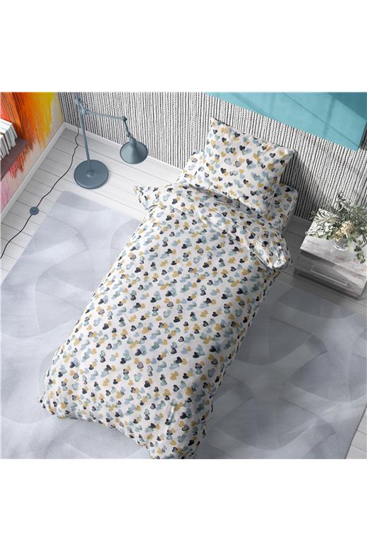 ΣΕΝΤΟΝΙΑ ΕΜΠΡΙΜΕ ΣΕΤ 3 τεμ ΠΑΙΔ Cotton 100% 160Χ240 Hearts