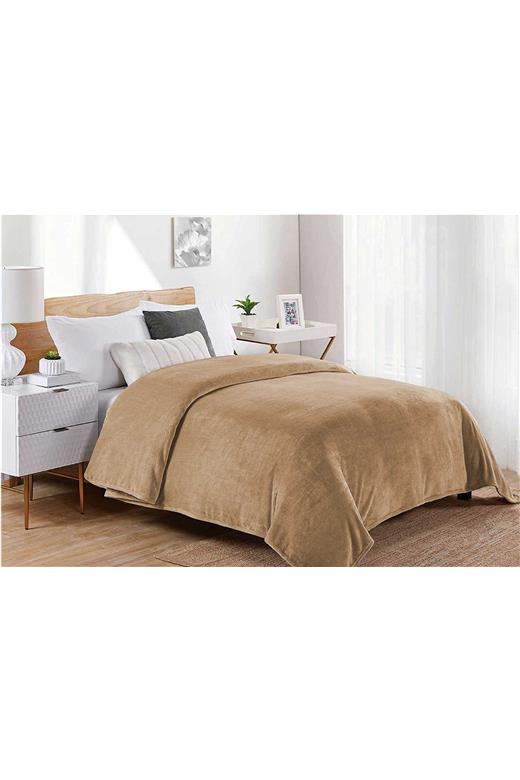 ΚΟΥΒΕΡΤΑ CORAL FLEECE  Polyester 220Χ240 Μονόχρωμη 01