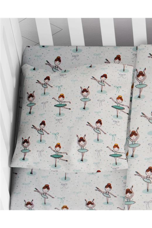 ΜΑΞΙΛΑΡΟΘΗΚΗ ΕΜΠΡΙΜΕ ΒΡΕΦ Flannel Cotton 100% 35Χ45 Μπαλαρίνα