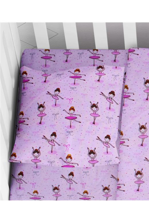 ΜΑΞΙΛΑΡΟΘΗΚΗ ΕΜΠΡΙΜΕ ΒΡΕΦ Flannel Cotton 100% 35Χ45 Μπαλαρίνα