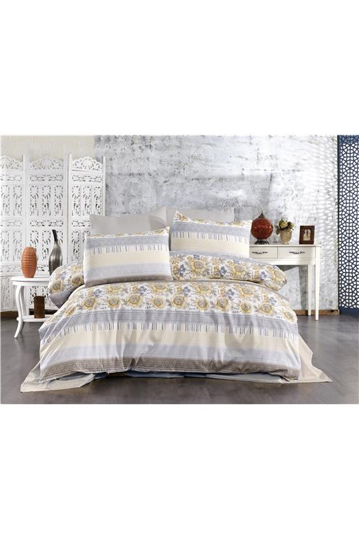 ΠΑΠΛΩΜΑ ΕΜΠΡΙΜΕ  Cott/Pol 70/30 160Χ240 Ηλιαχτίδα 370 Grey-Beige