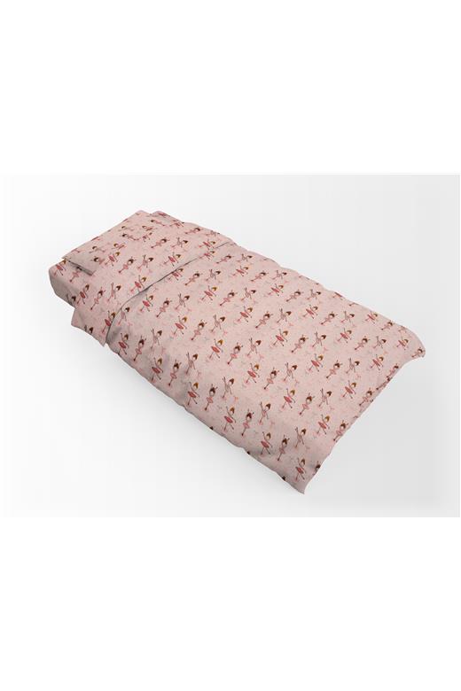 ΠΑΠΛΩΜΑΤΟΘΗΚΗ ΕΜΠΡΙΜΕ ΠΑΙΔ Flannel Cotton 100% 160Χ240 Μπαλαρίνα