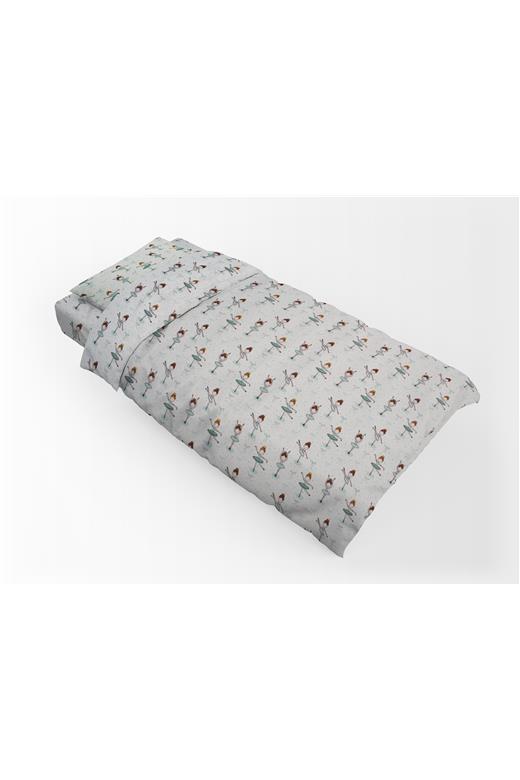 ΠΑΠΛΩΜΑΤΟΘΗΚΗ ΕΜΠΡΙΜΕ ΠΑΙΔ Flannel Cotton 100% 160Χ240 Μπαλαρίνα