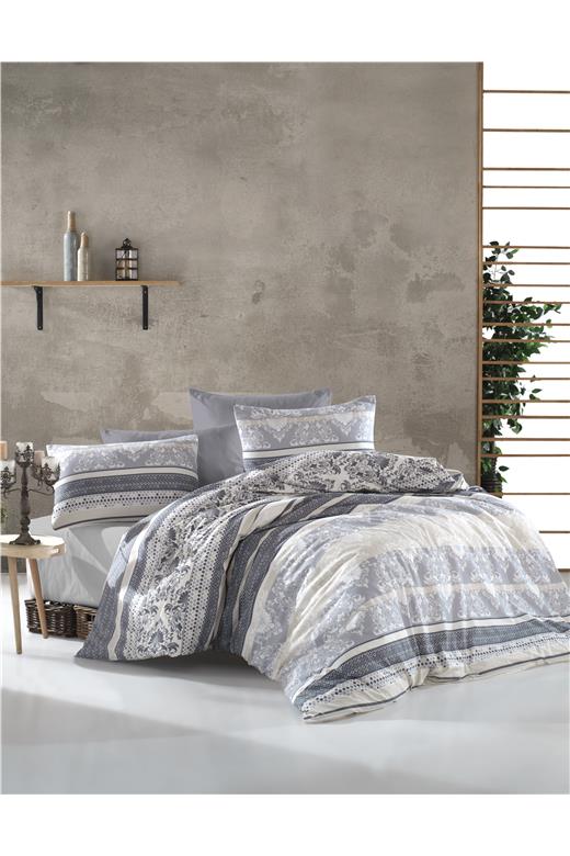 ΣΕΝΤΟΝΙΑ ΣΕΤ 4 τεμ  Cott/Pol 70/30 240Χ270 Ανδρομάχη 317 Grey