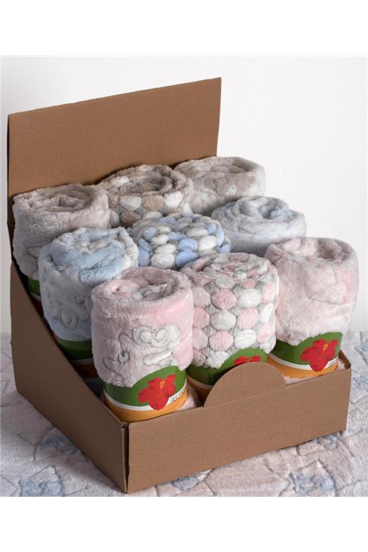 bebe fleece ( 9x75cm x 100cm ) κουτί 9 τεμαχίων 