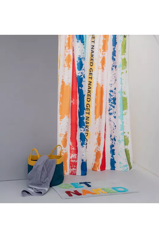 Κουρτινα Μπανιου Με 12 Κρικους NAKED