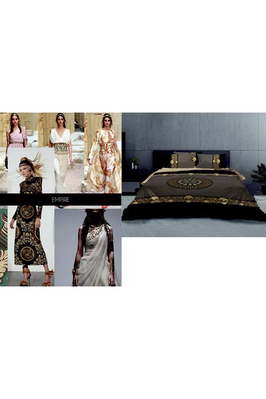 Σετ πάπλωμα βαμβακοσατέν 220TC Digital Print Makis Tselios Empire