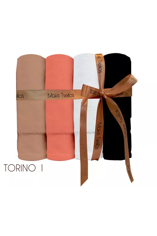 Σετ πετσέτες 4ων τεμαχίων 530gsm Makis Tselios Torino