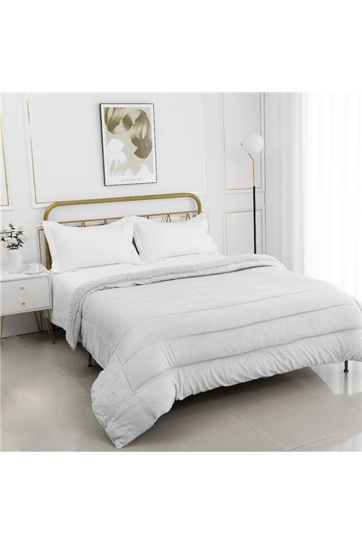 Κουβερτοπάπλωμα damask (220cm x 240cm) light grey