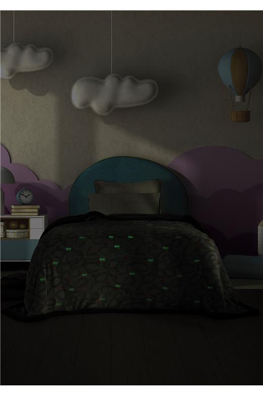 Κουβερτα Φωσφοριζε Ημιδιπλη Luminous 160X220 TRIP