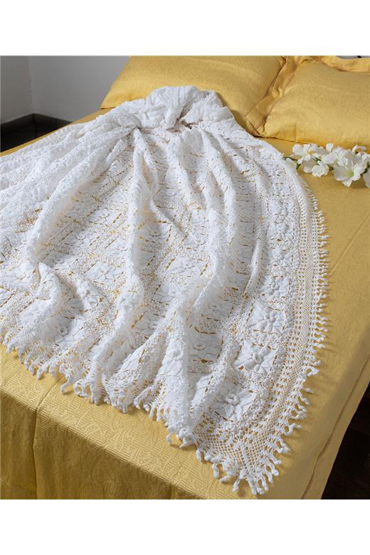 Χειροποίητη πλεκτή κουβέρτα 4452 (225cm x 250cm)
