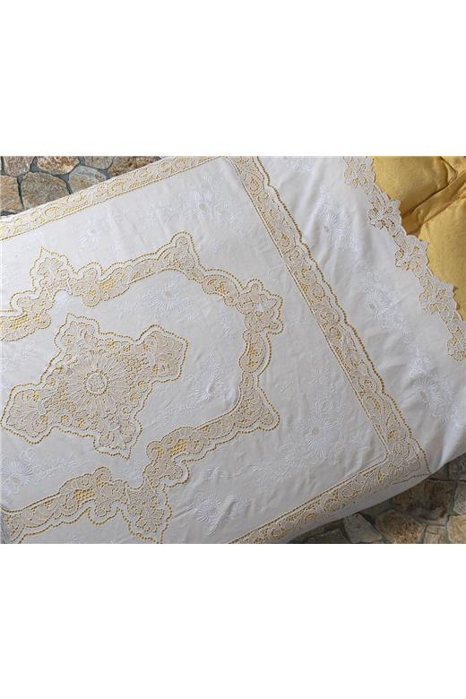 Χειροποίητη λινή κουβέρτα 779 (245cm x 280cm)
