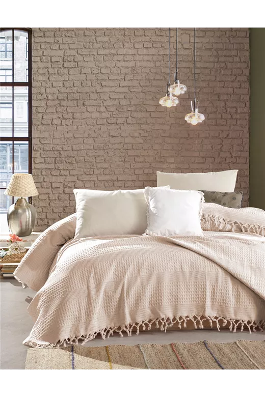 ΚΟΥΒΕΡΤΑ ΠΙΚΕ ΕΝΗΛ Cotton 100% 220Χ240 Dobby 