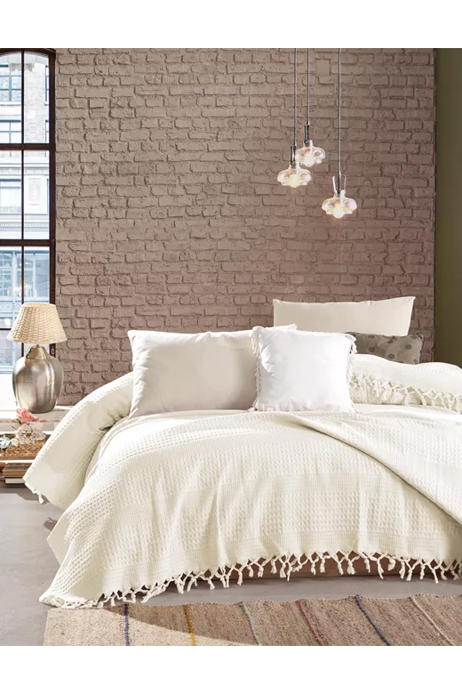ΚΟΥΒΕΡΤΑ ΠΙΚΕ ΕΝΗΛ Cotton 100% 220Χ240 Dobby 