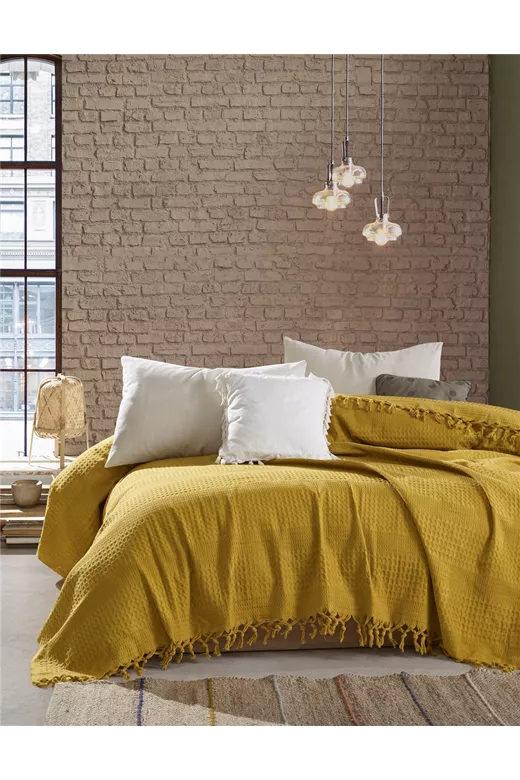 ΚΟΥΒΕΡΤΑ ΠΙΚΕ ΕΝΗΛ Cotton 100% 220Χ240 Dobby 