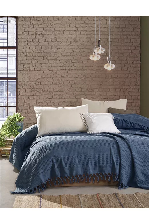 ΚΟΥΒΕΡΤΑ ΠΙΚΕ ΕΝΗΛ Cotton 100% 220Χ240 Dobby 