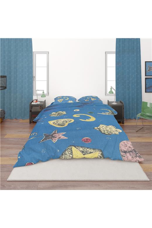 ΣΕΝΤΟΝΙΑ ΕΜΠΡΙΜΕ ΣΕΤ 4 τεμ ΕΝΗΛ Cotton 100% 240X280 Moonlight 449