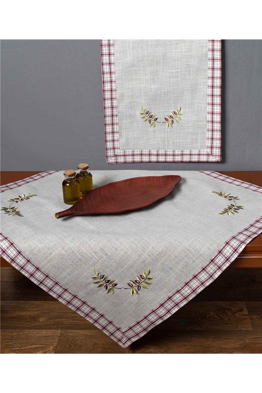 Τραπεζοκαρέ 1312 (135cm x 135cm) κόκκινο