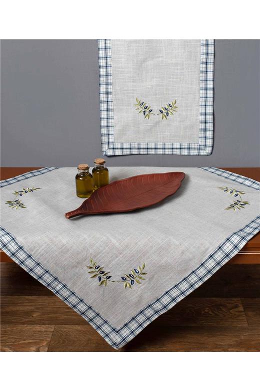 Τραπεζοκαρέ 1312 (135cm x 135cm) μπλέ