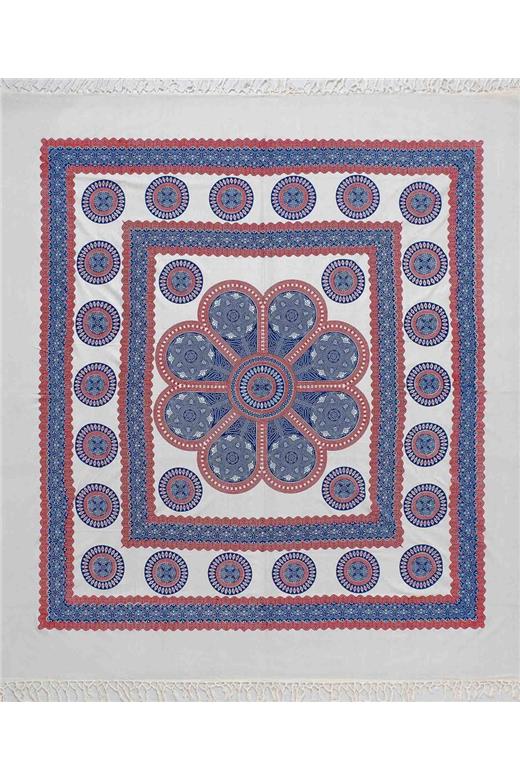 Pestemal διπλό (220cm x 240cm) 3 μπλέ