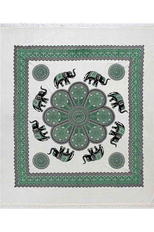 Pestemal διπλό (220cm x 240cm) 7 πράσινο