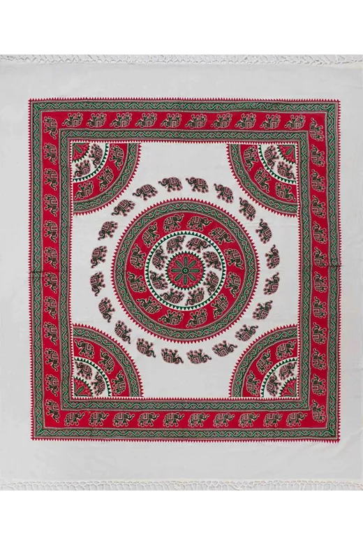 Pestemal διπλό (220cm x 240cm) 9 κόκκινο