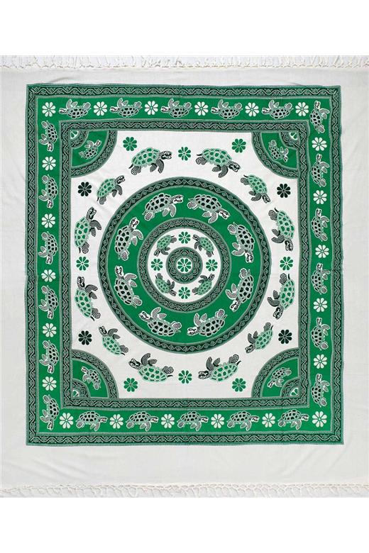 Pestemal διπλό (220cm x 240cm) 11 πράσινο
