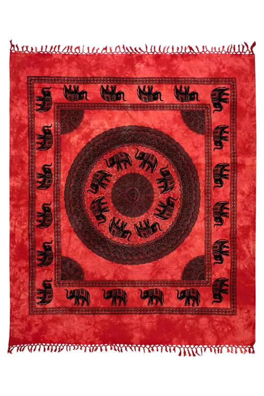 Pestemal διπλό (220cm x 240cm) 18 κόκκινο