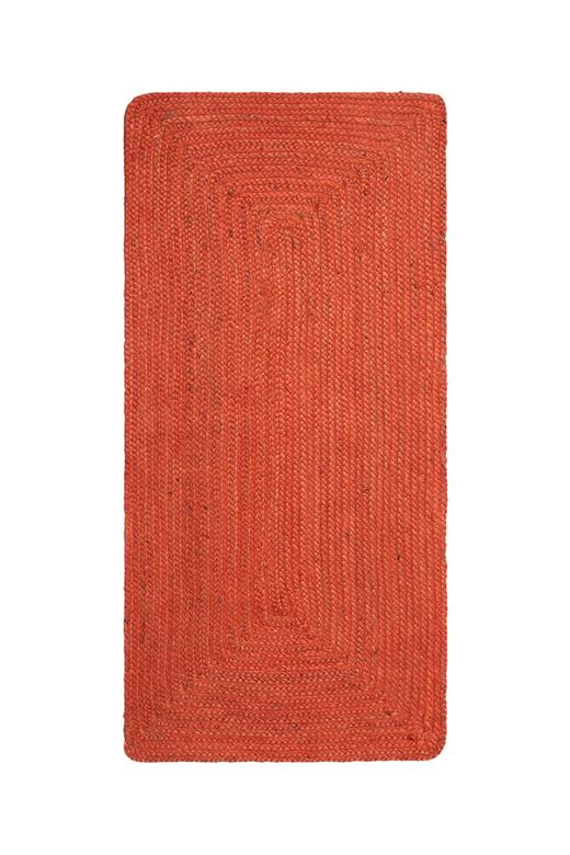 Χαλί γιούτα 1716 (60cm x 130cm) teracotta