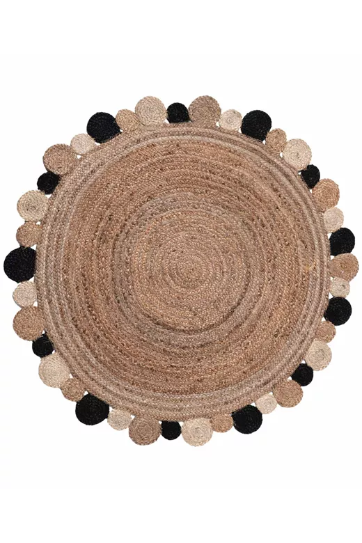 Χαλί γιούτα 1731 (120cm) black