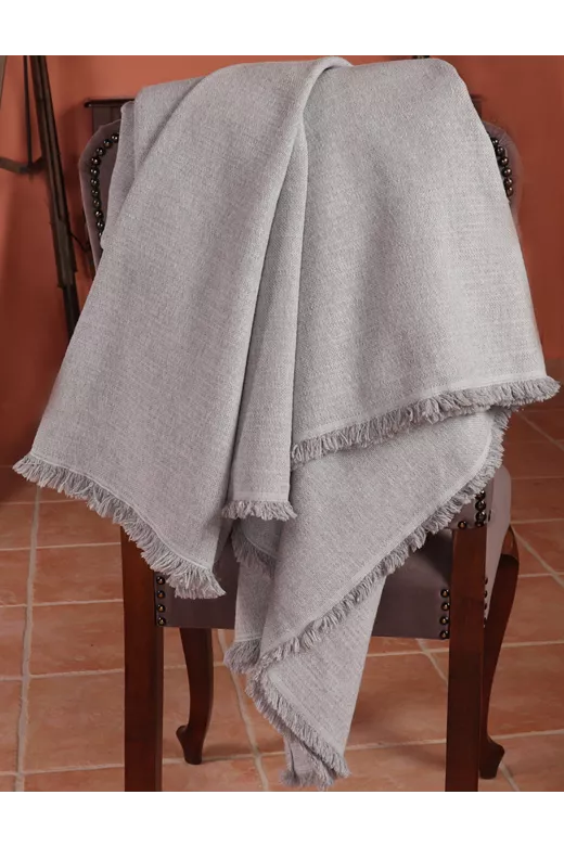 Ριχτάρι Τριθέσιου (180X300) Mcdecor Simple Γκρί Ανοιχτό