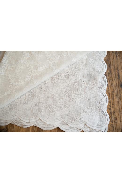 Καρέ Δαντέλα (100X100) Ecru 4849 Mc Linen