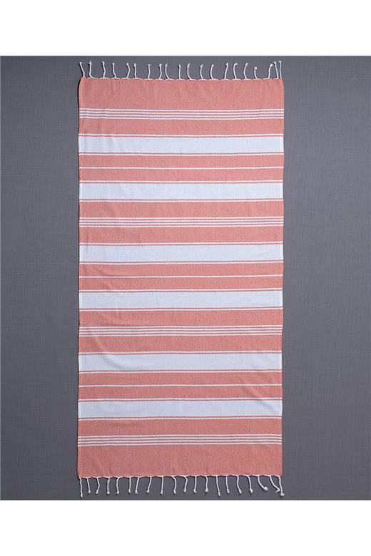 Pestemal sf1751 (90cm x 180cm) πορτοκαλί