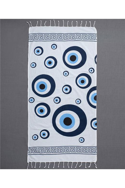 Pestemal sf1756 (90cm x 180cm) μπλέ