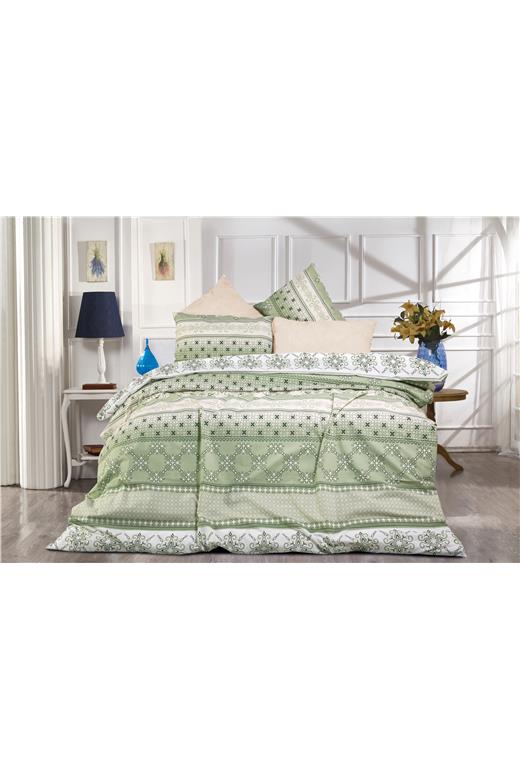 ΠΑΠΛΩΜΑ ΕΜΠΡΙΜΕ Καλλιπάτειρα 334 160Χ240 L.Green-Olive Cott/Pol 70/30