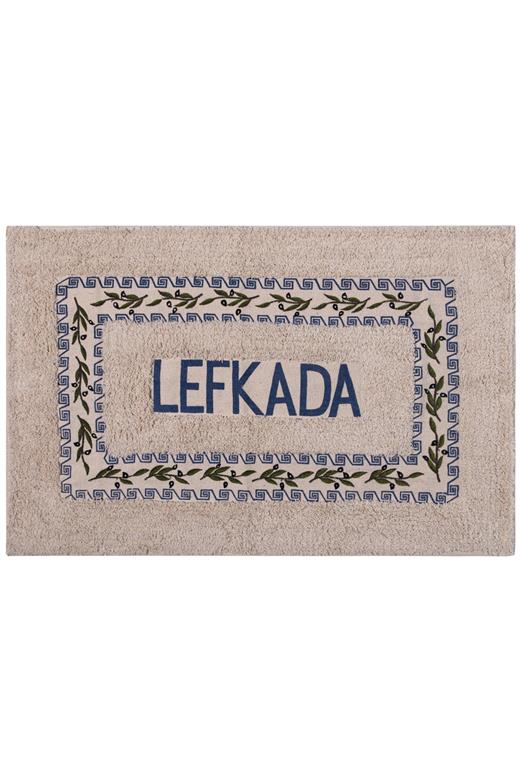 Πατάκι ελιά Λευκάδα (50cm x 80cm) μπλέ