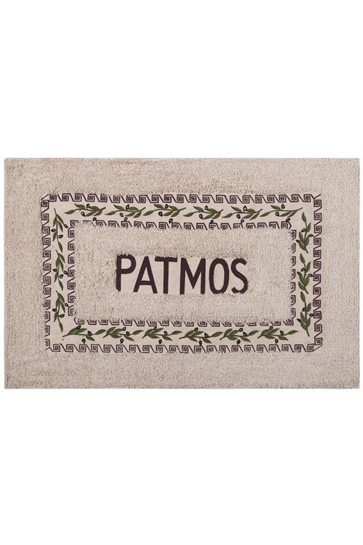 Πατάκι ελιά Πάτμος (50cm x 80cm) καφέ