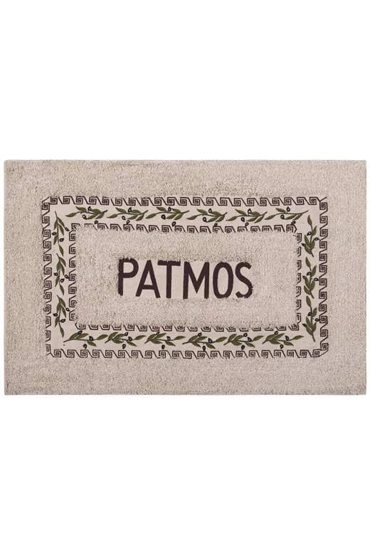 Πατάκι ελιά Πάτμος (50cm x 80cm) καφέ