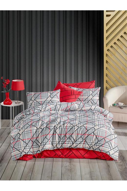 Κουβερλί Μονό (ΣΕΤ) (160X240) Mcdecor Felix Red