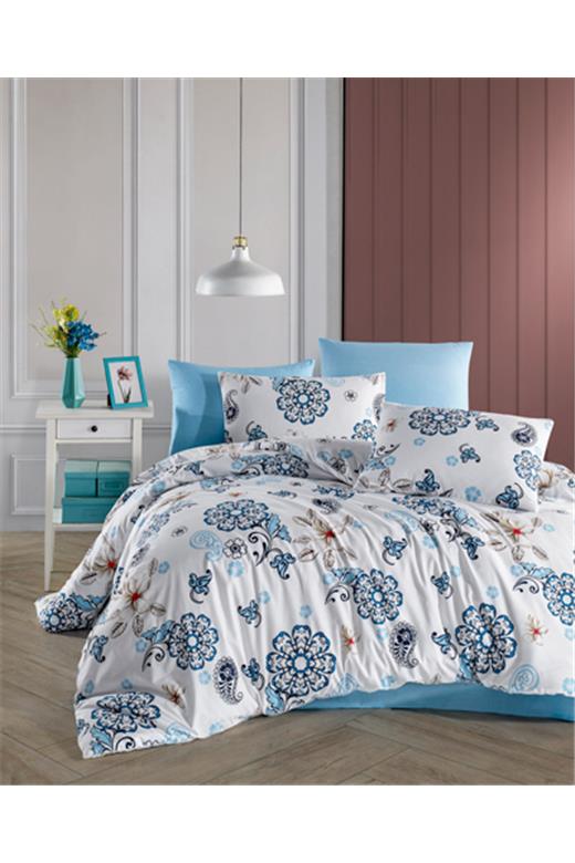 Πάπλωμα Υπέρδιπλο (Σετ) (230X250) Mcdecor Olezka Blue