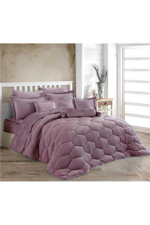 Κουβερτοπάπλωμα με fleece 1910 Lila H19